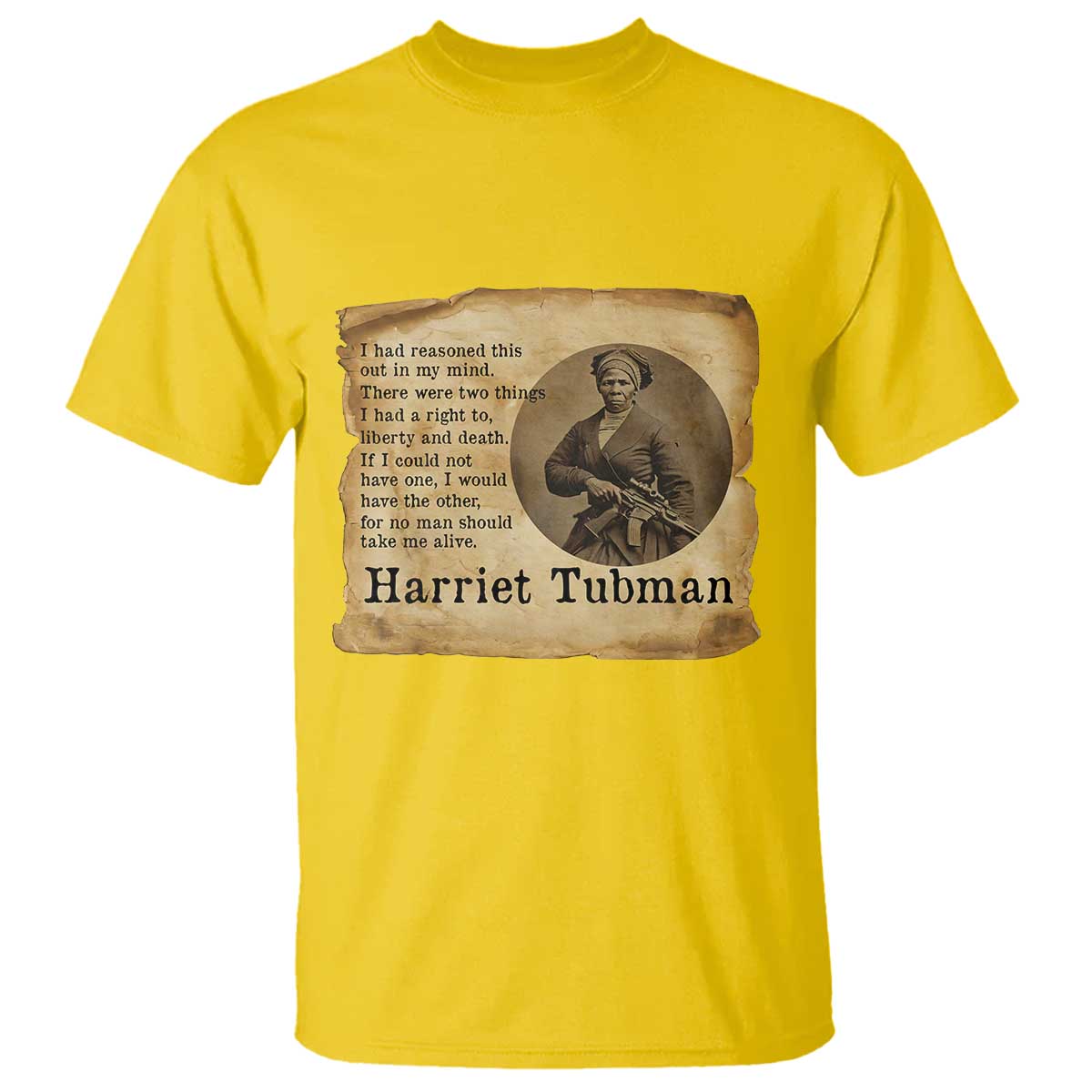 Harriet Tubman Quote T Shirt Liberty Or Death Empowerment Gift