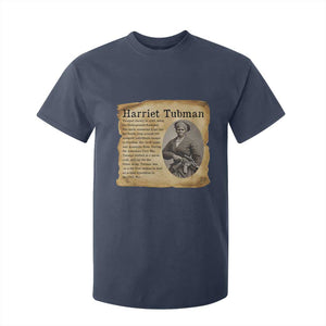 Vintage Harriet Tubman Poster T Shirt For Kid Female Empowerment History Gift