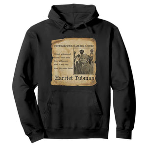 Harriet Tubman Quote Hoodie I Freed A Thousand People Vintage Poster