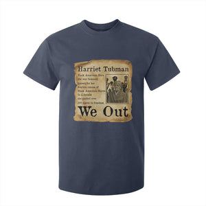 Vintage Harriet Tubman We Out T Shirt For Kid Black American Hero History Gift