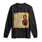 Harriet Tubman Long Sleeve Shirt Black American Hero Underground Railroad