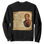 Harriet Tubman Sweatshirt Black American Hero Underground Railroad