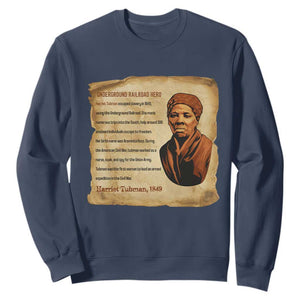 Harriet Tubman Sweatshirt Black American Hero Underground Railroad