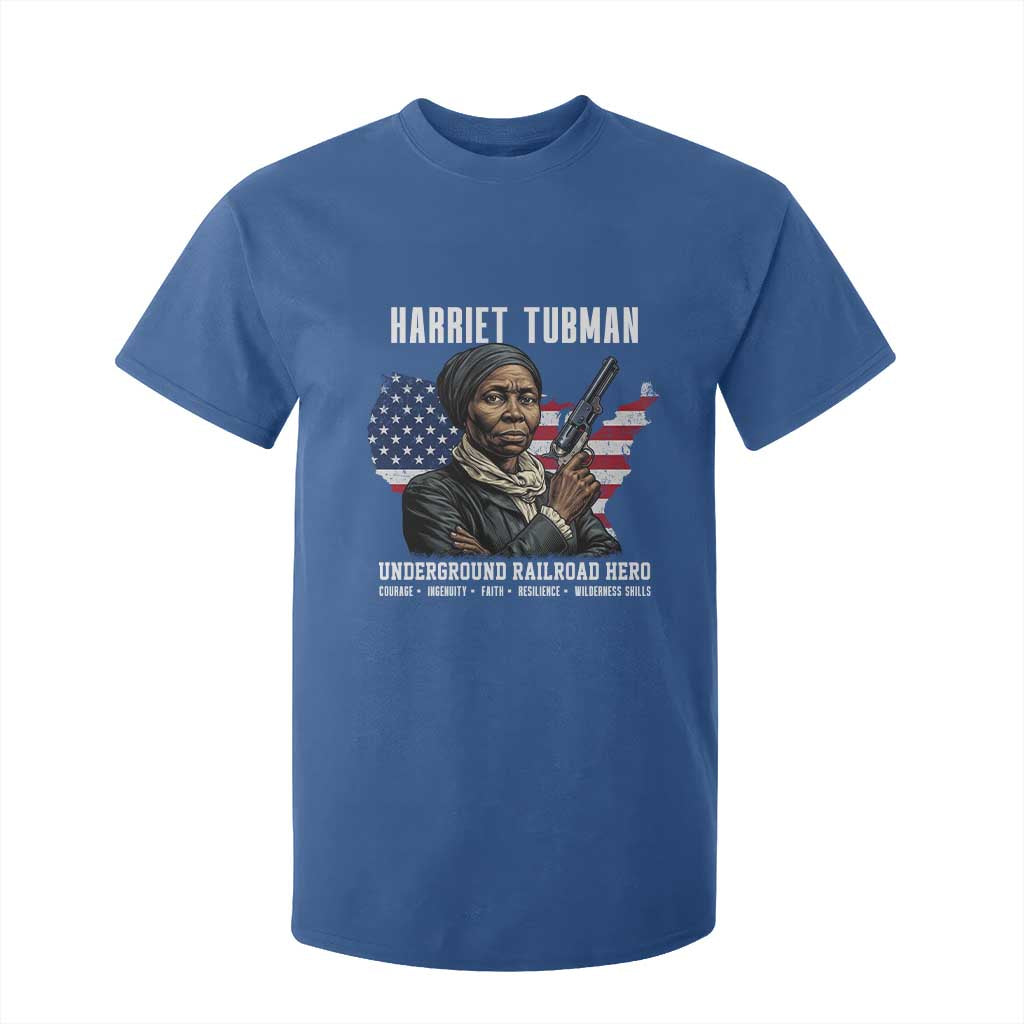 Harriet Tubman Patriotic T Shirt For Kid Female Empowerment History Gift