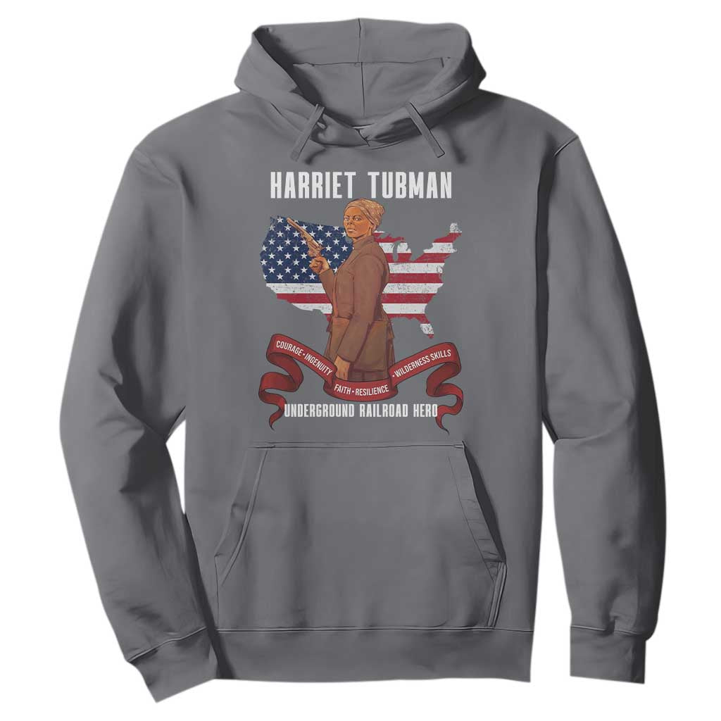 Harriet Tubman Patriotic Hoodie Strong Black Women Pride