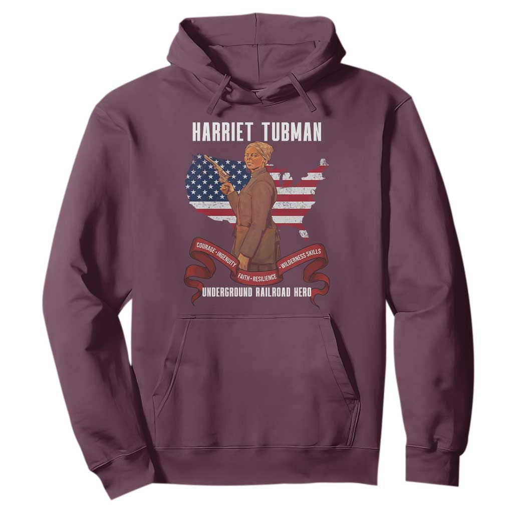 Harriet Tubman Patriotic Hoodie Strong Black Women Pride
