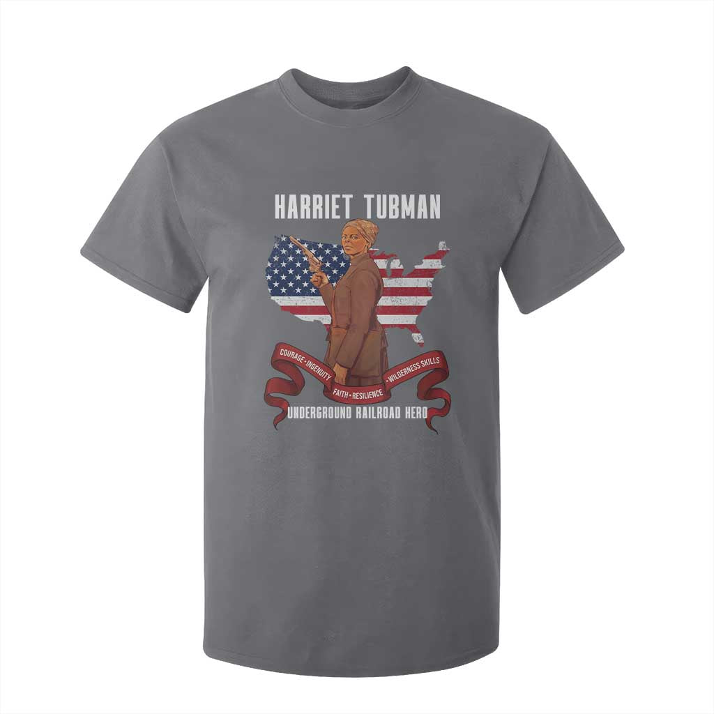Harriet Tubman Patriotic T Shirt For Kid Strong Black Women Pride