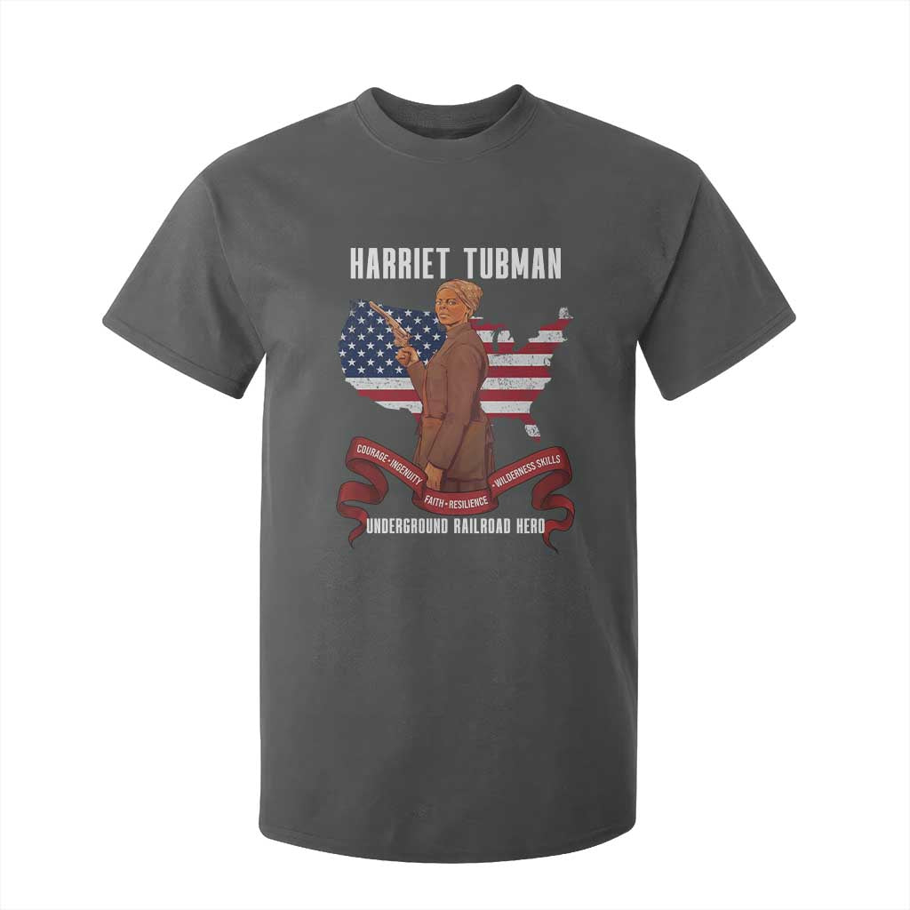 Harriet Tubman Patriotic T Shirt For Kid Strong Black Women Pride
