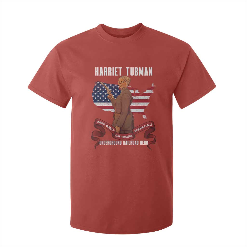 Harriet Tubman Patriotic T Shirt For Kid Strong Black Women Pride