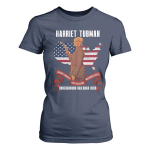 Harriet Tubman Patriotic T Shirt For Women Strong Black Women Pride