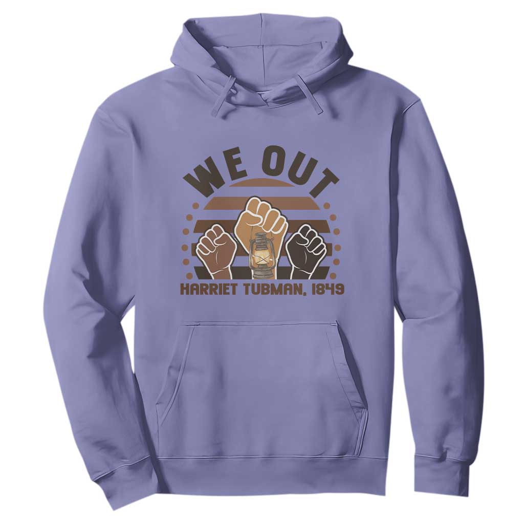 Harriet Tubman We Out 1849 Hoodie Vintage Sunset Black American Hero