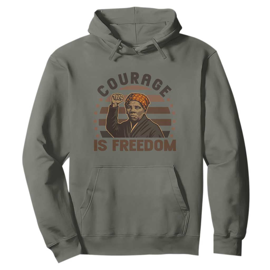 Harriet Tubman Legacy Hoodie Courage Is Freedom