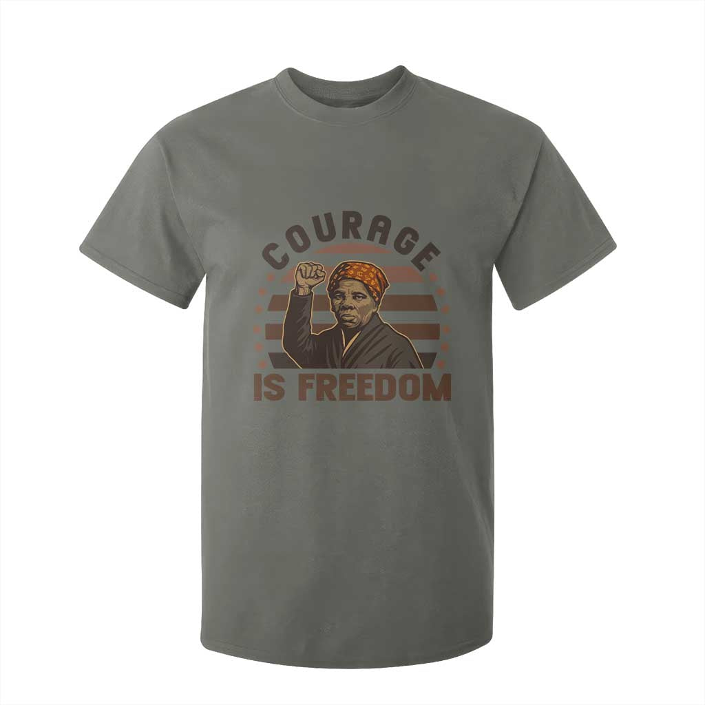 Harriet Tubman Legacy T Shirt For Kid Courage Is Freedom