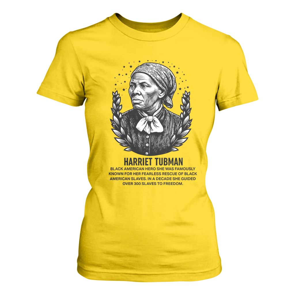 American Hero Harriet Tubman T Shirt For Women Black History Leader Gift