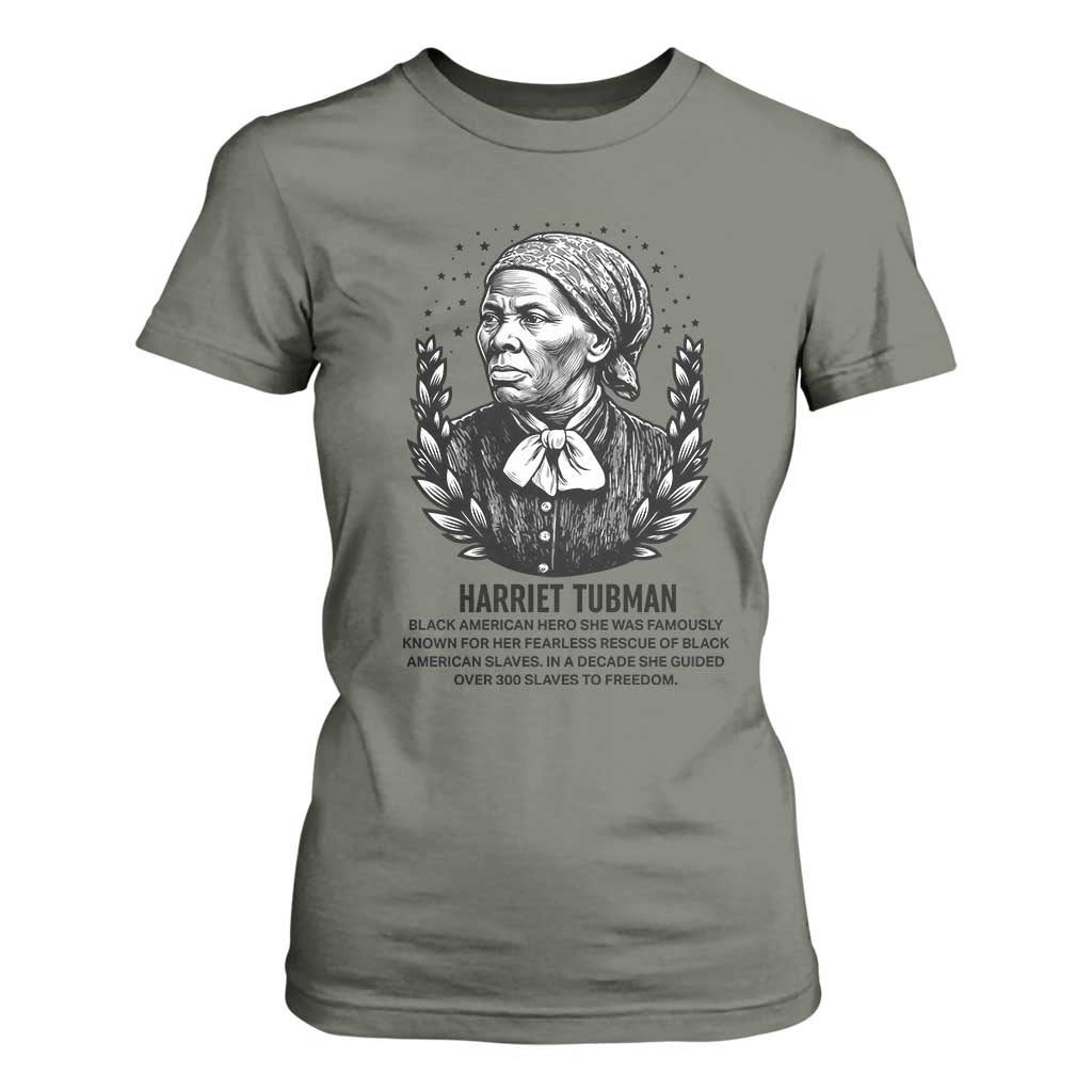American Hero Harriet Tubman T Shirt For Women Black History Leader Gift