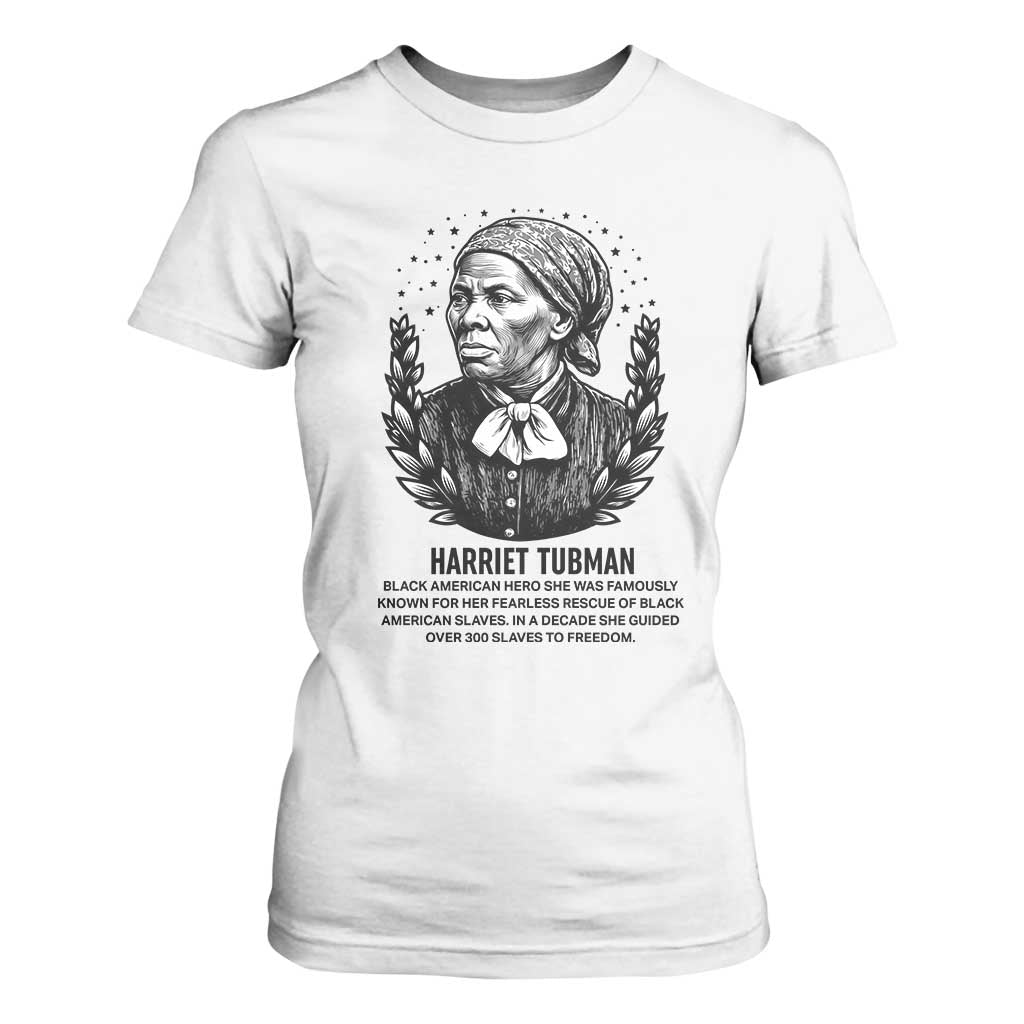American Hero Harriet Tubman T Shirt For Women Black History Leader Gift