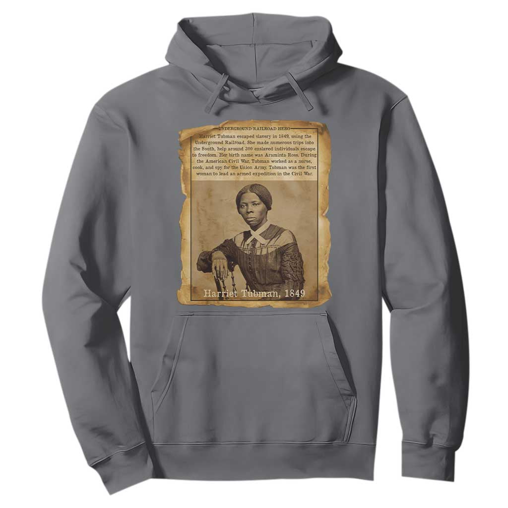 Harriet Tubman Tribute Hoodie Civil Rights Leader Black History Gift