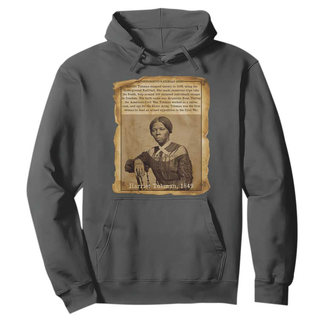 Harriet Tubman Tribute Hoodie Civil Rights Leader Black History Gift
