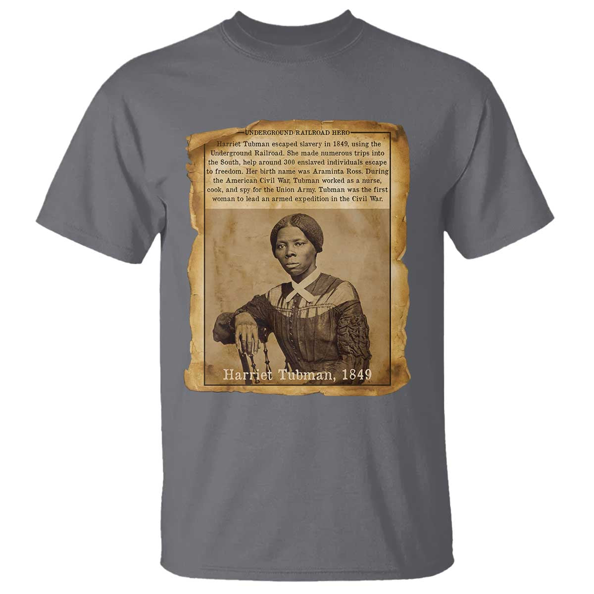 Harriet Tubman Tribute T Shirt Civil Rights Leader Black History Gift