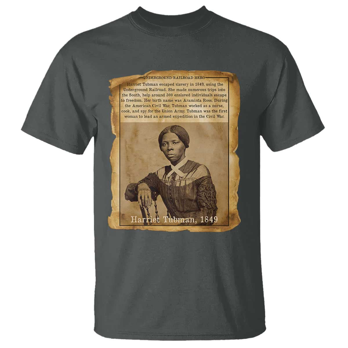 Harriet Tubman Tribute T Shirt Civil Rights Leader Black History Gift