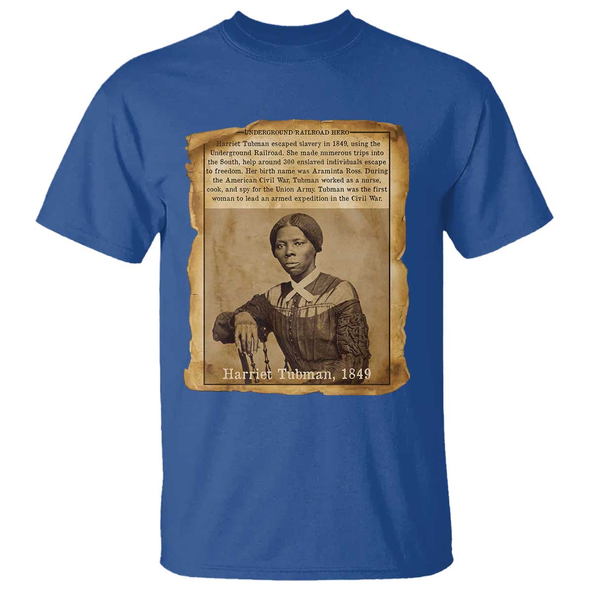 Harriet Tubman Tribute T Shirt Civil Rights Leader Black History Gift