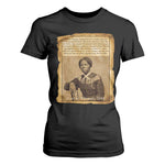 Harriet Tubman Tribute T Shirt For Women Civil Rights Leader Black History Gift