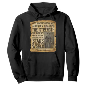 Harriet Tubman Quote Hoodie Strength Patience Passion To Change The World