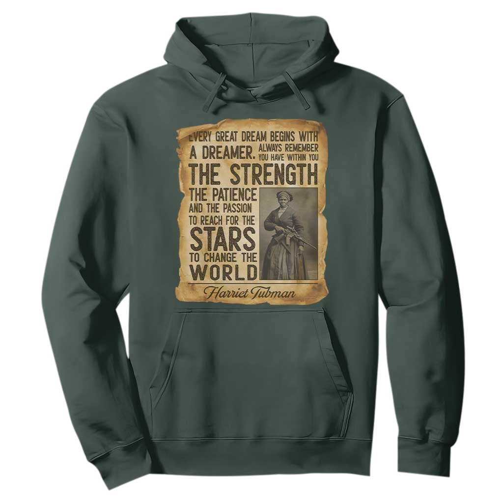 Harriet Tubman Quote Hoodie Strength Patience Passion To Change The World