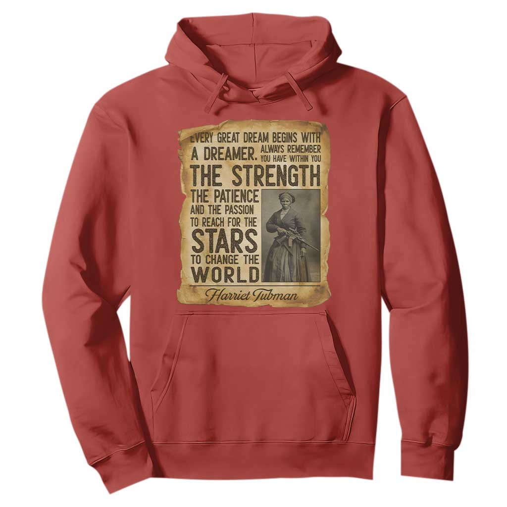 Harriet Tubman Quote Hoodie Strength Patience Passion To Change The World