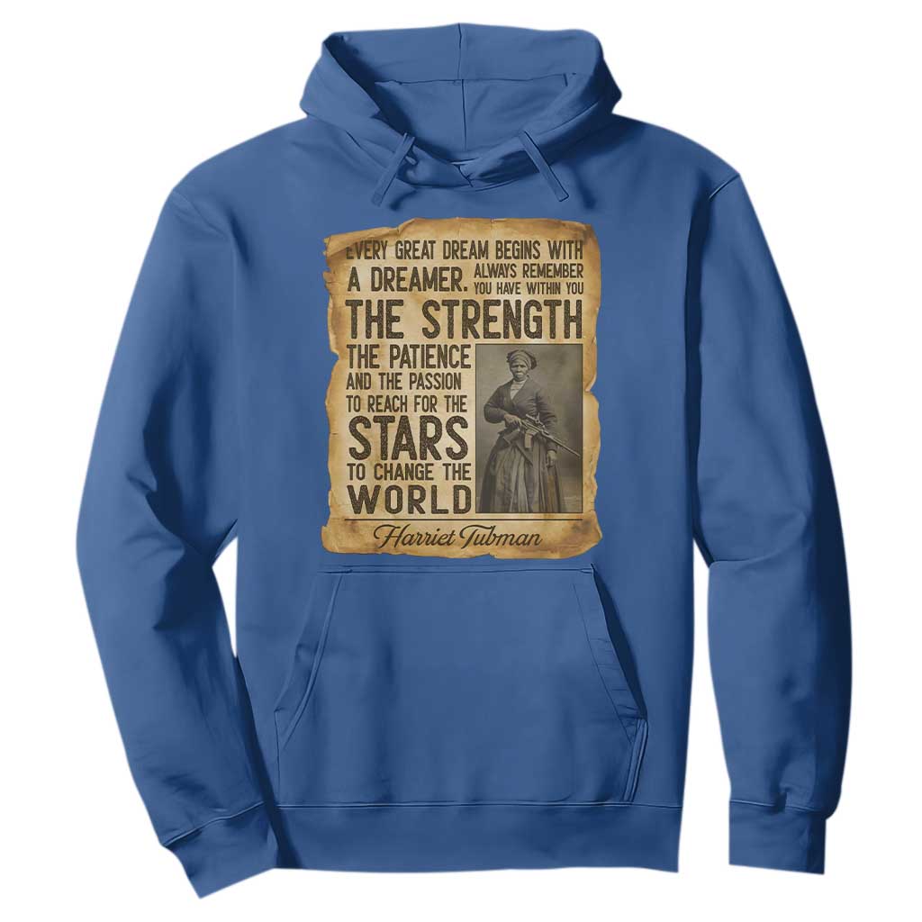 Harriet Tubman Quote Hoodie Strength Patience Passion To Change The World