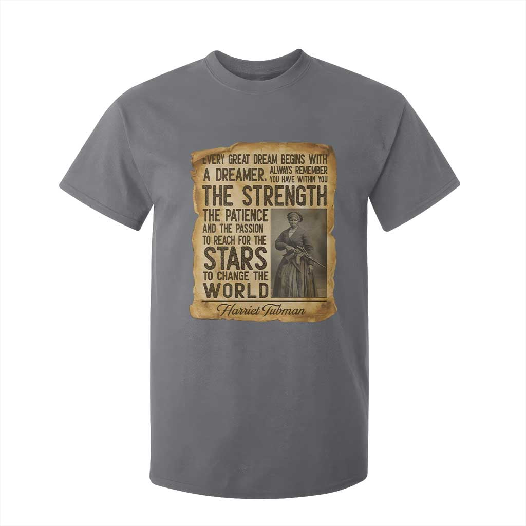 Harriet Tubman Quote T Shirt For Kid Strength Patience Passion To Change The World
