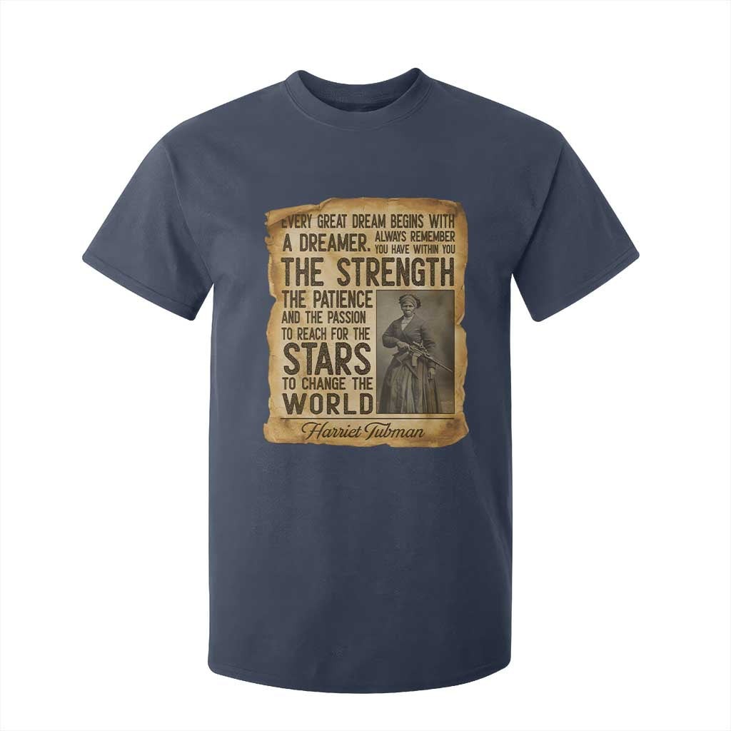 Harriet Tubman Quote T Shirt For Kid Strength Patience Passion To Change The World