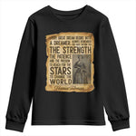 Harriet Tubman Quote Youth Sweatshirt Strength Patience Passion To Change The World