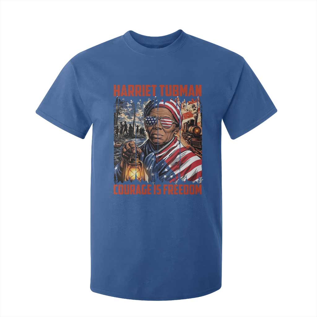 Harriet Tubman Courage Is Freedom T Shirt For Kid Black History Gift
