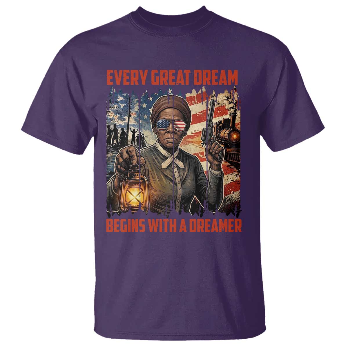 Harriet Tubman Quote T Shirt Every Great Dream Begins With A Dreamer