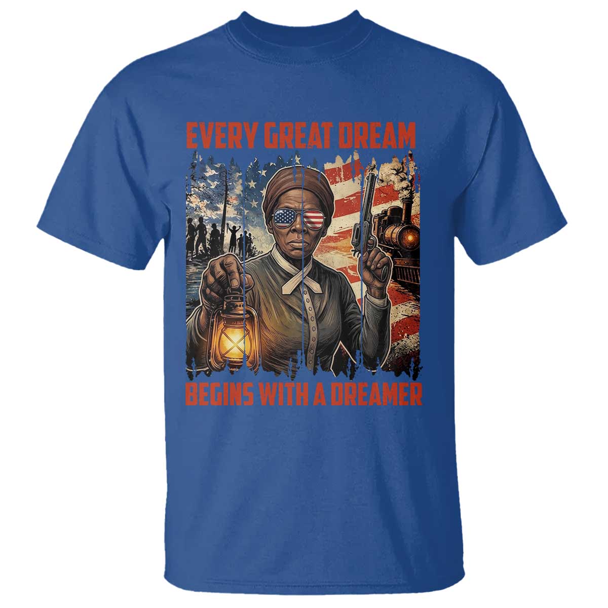 Harriet Tubman Quote T Shirt Every Great Dream Begins With A Dreamer