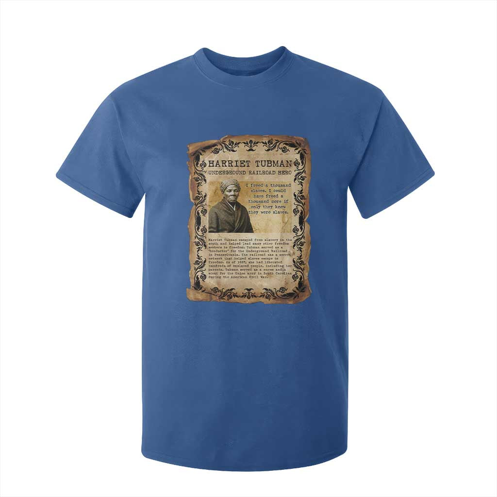 Harriet Tubman T Shirt For Kid Womens History Month Gift