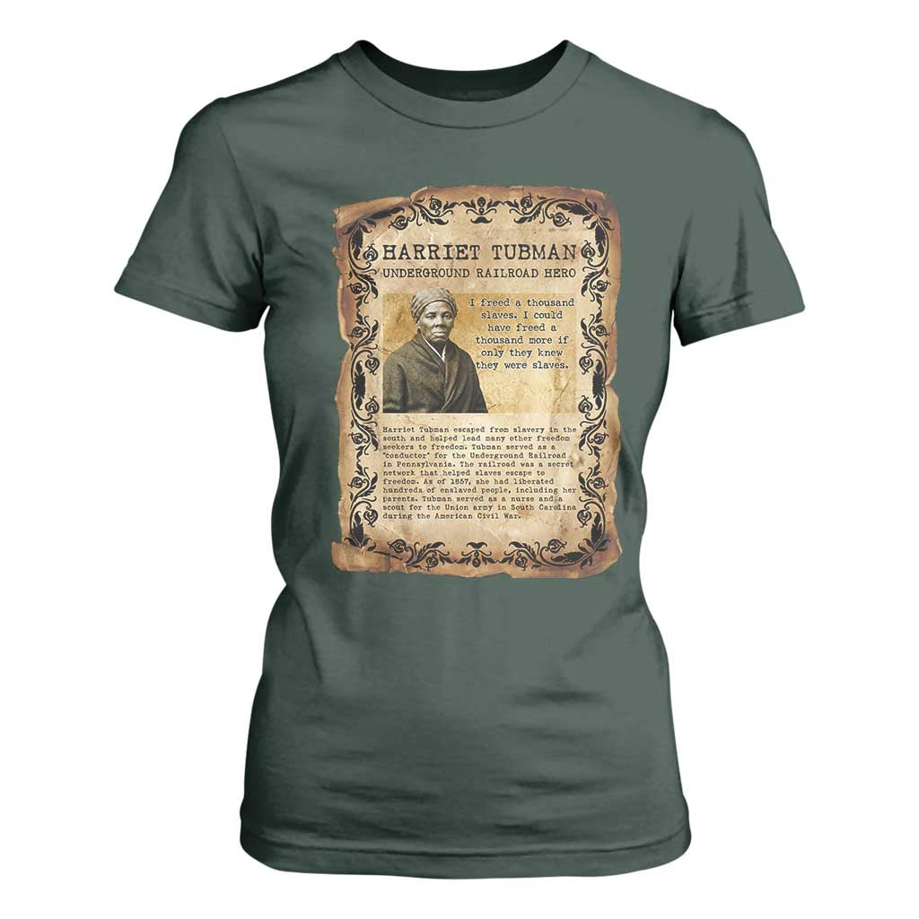 Harriet Tubman T Shirt For Women Womens History Month Gift