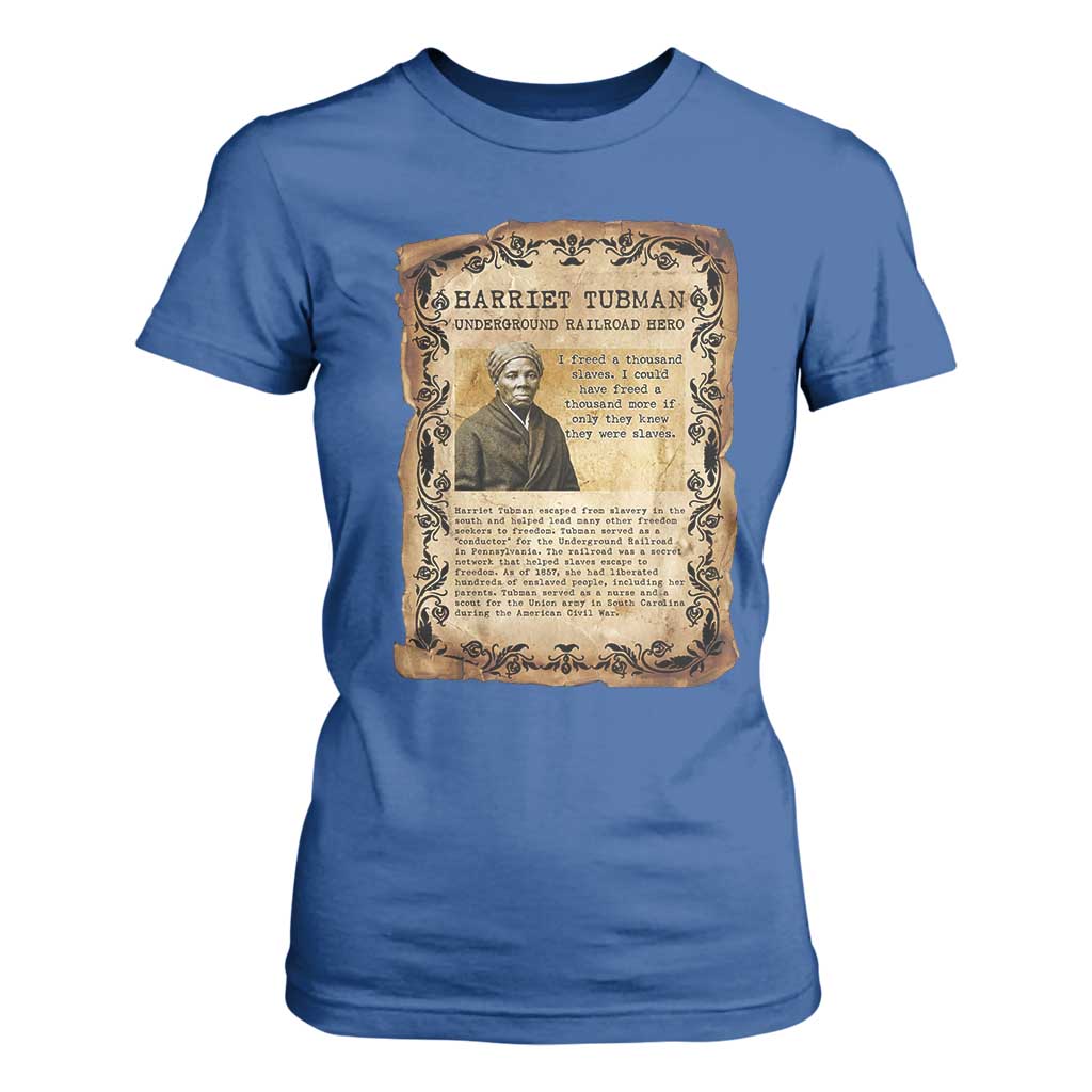 Harriet Tubman T Shirt For Women Womens History Month Gift