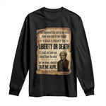 Harriet Tubman Long Sleeve Shirt Liberty Or Death Black History Legacy