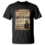 Harriet Tubman T Shirt Liberty Or Death Black History Legacy