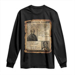 Harriet Tubman Newspaper Long Sleeve Shirt Slavery Freedom Fighter Historical