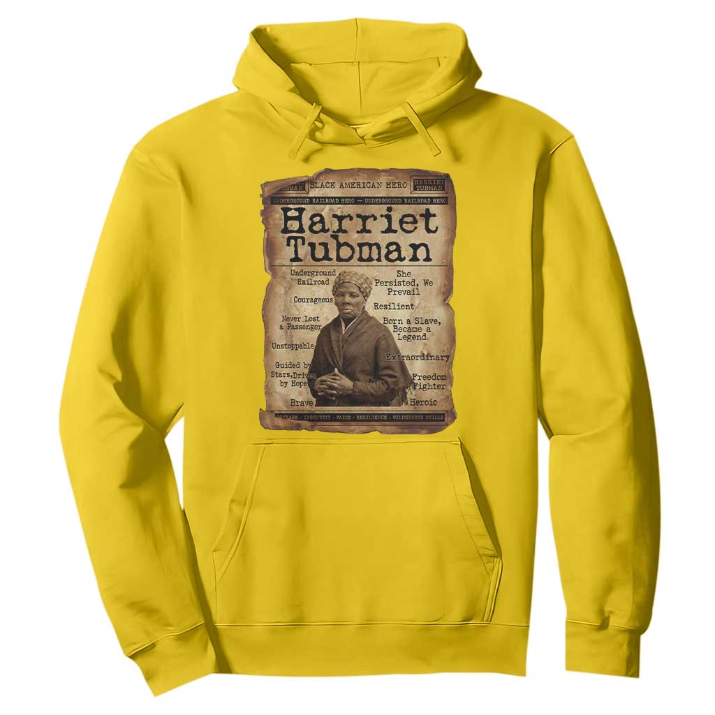 The Underground Railroad Hero Hoodie Harriet Tubman Slavery Freedom Fighter Gift