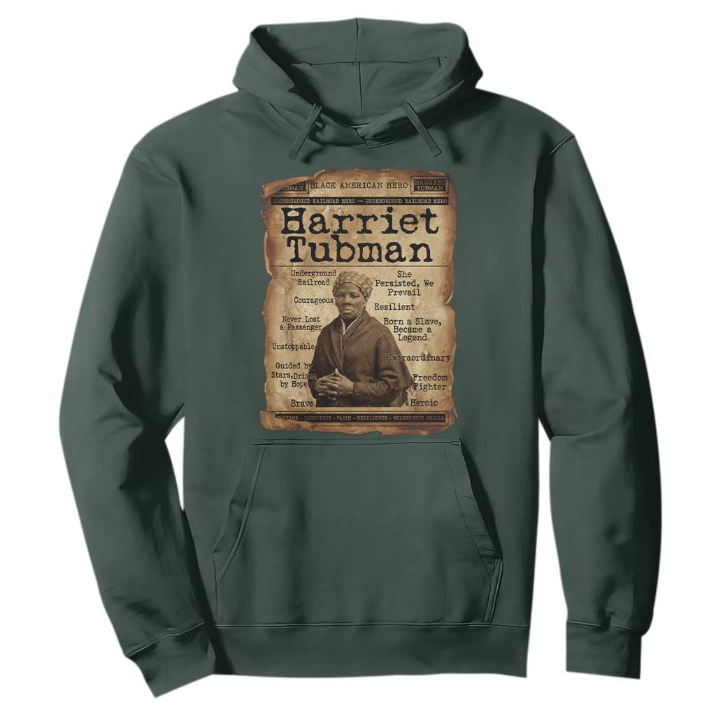 The Underground Railroad Hero Hoodie Harriet Tubman Slavery Freedom Fighter Gift