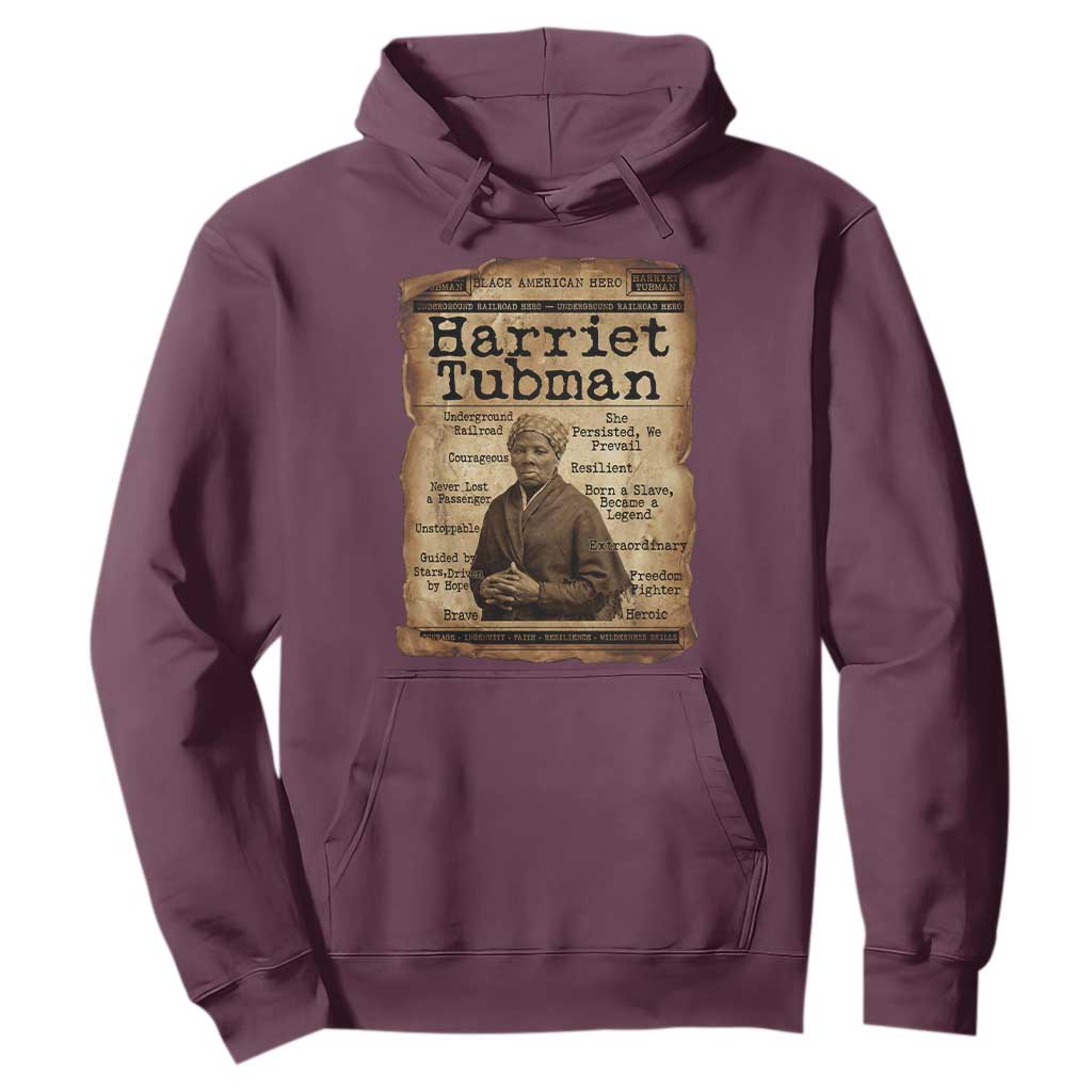 The Underground Railroad Hero Hoodie Harriet Tubman Slavery Freedom Fighter Gift