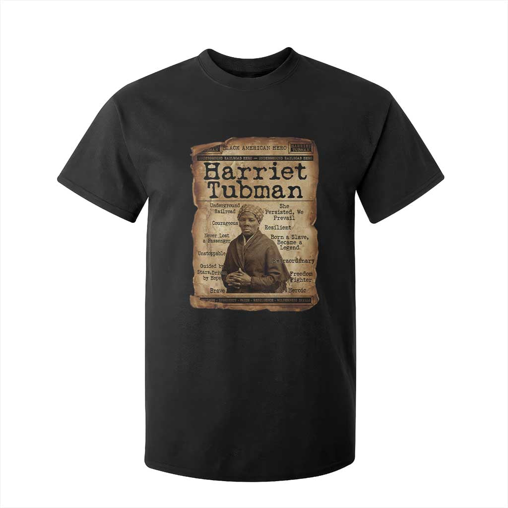 The Underground Railroad Hero T Shirt For Kid Harriet Tubman Slavery Freedom Fighter Gift