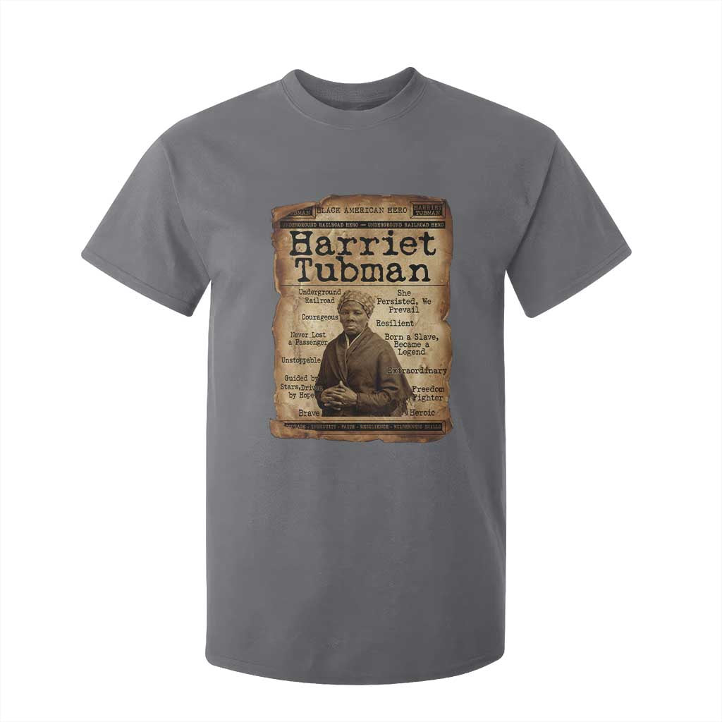 The Underground Railroad Hero T Shirt For Kid Harriet Tubman Slavery Freedom Fighter Gift
