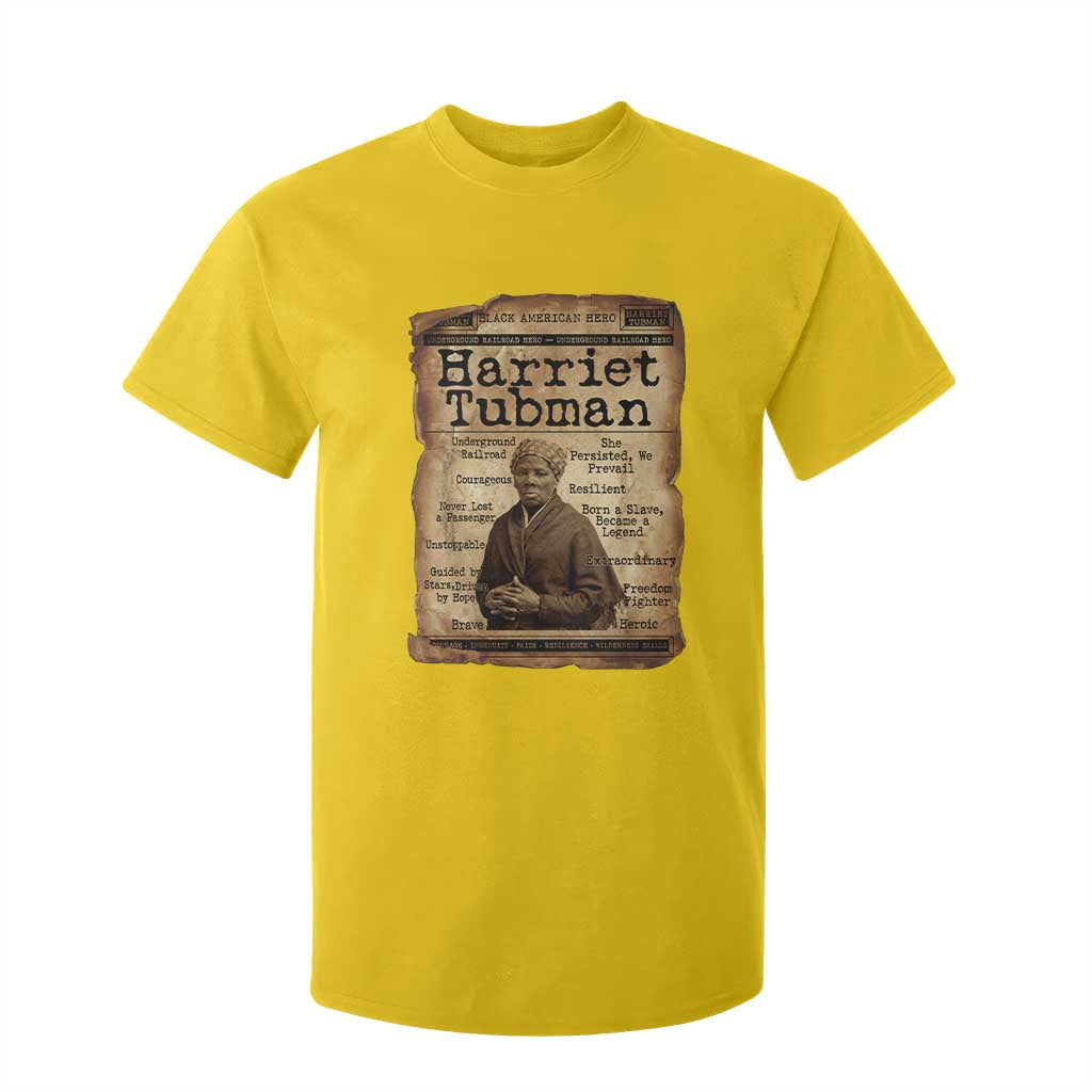The Underground Railroad Hero T Shirt For Kid Harriet Tubman Slavery Freedom Fighter Gift
