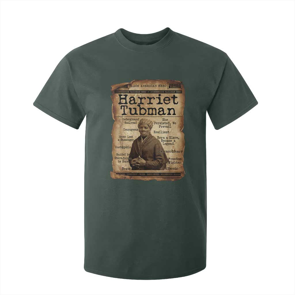 The Underground Railroad Hero T Shirt For Kid Harriet Tubman Slavery Freedom Fighter Gift