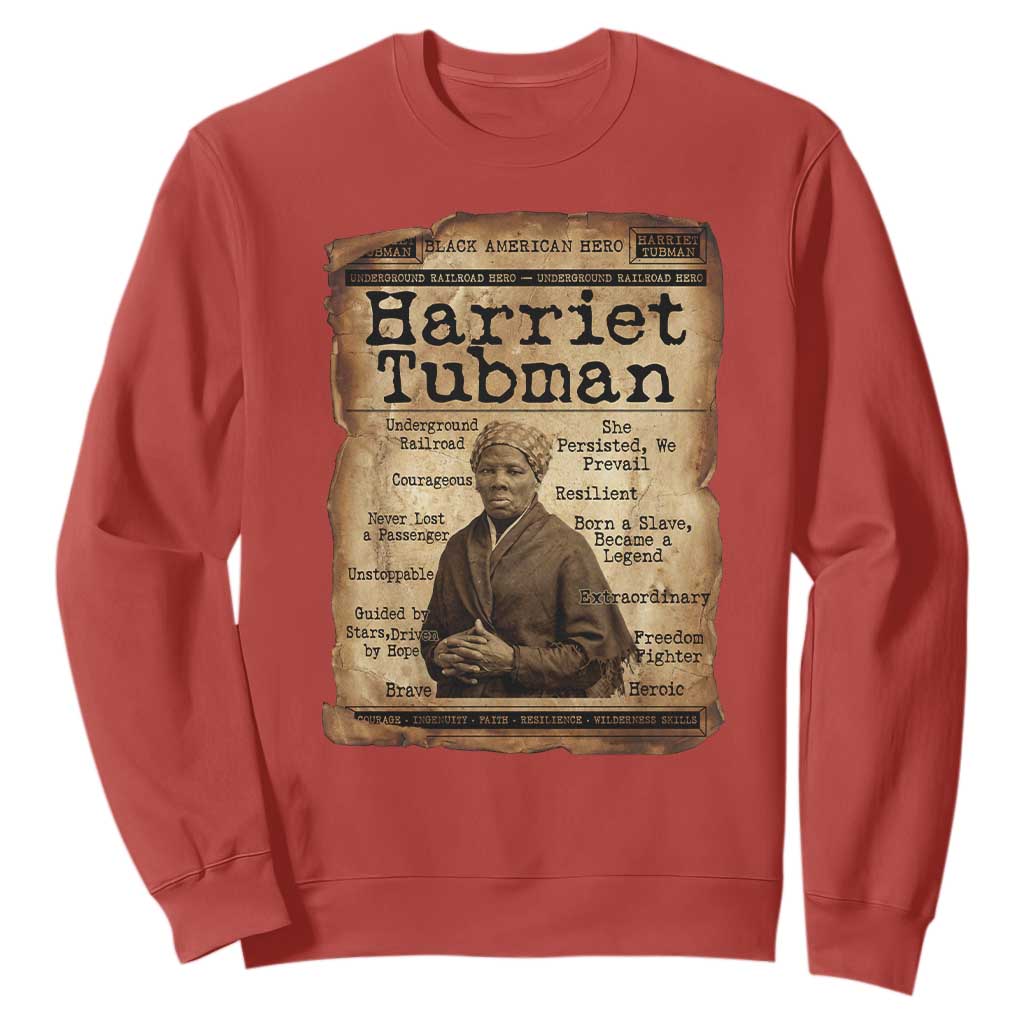The Underground Railroad Hero Sweatshirt Harriet Tubman Slavery Freedom Fighter Gift